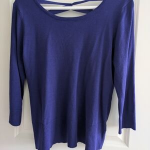 Cable & Gauge Royal Blue Knit Top
